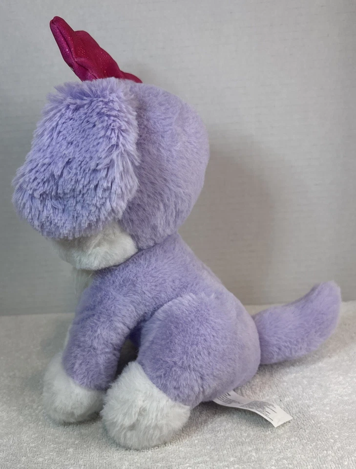 Juguete de peluche interactivo Disney Junior Minnie Mouse Creampuff mascota púrpura perro Foto 2 de 4