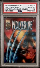 2015 Marvel 3D Lenticular Comic Covers #3D-24 Wolverine 145 PSA 10 💎 🔥RARE🔥