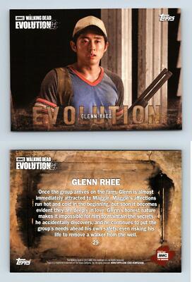 Glenn Rhee #29 The Walking Dead Evolution 2017 Topps Trading Card