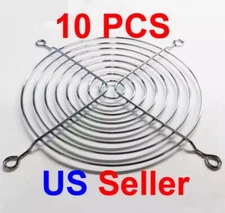 10pcs 120mm Chrome Metal Computer PC Fan Grill Mounting Finger Guard Protection