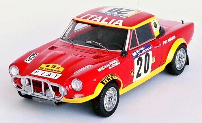 Fiat 124 Abarth Safari 74 No.20 Trofeu DSn106 voiture miniature 1/43 de collection