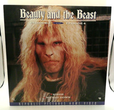 BEAUTY AND THE BEAST 1987 LASERDISC EPISODES 3 AND 4 1991 REPUBLIC PICTURES