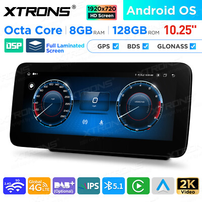 10,25'' 8G+128G Autoradio für MERCEDES C/GLC/V/X Klasse W205 W446 W470 NTG5.0/5.1