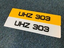 PRINTED 50MM METRO FONT NUMBER PLATES SHOW USE FAST 24 HR TRACKED DELIVERY