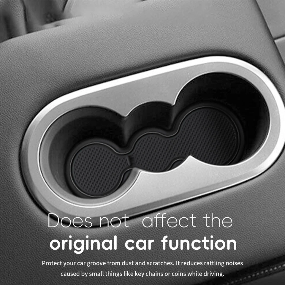 Alfombrillas protectoras Auovo para accesorio Volkswagen Jetta 2019-2024 portavasos inserto Foto 4 de 4