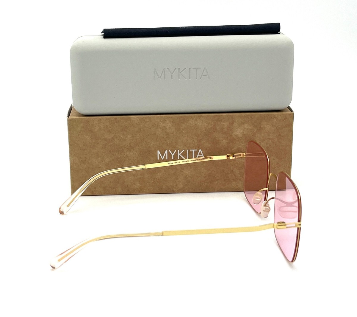 小物 MYKITA STUDIO 13.2 Ebony Brown/Pink Clay Mykita - Studio 13.2 Sunglasses in Ebony Brown/Pink Clay