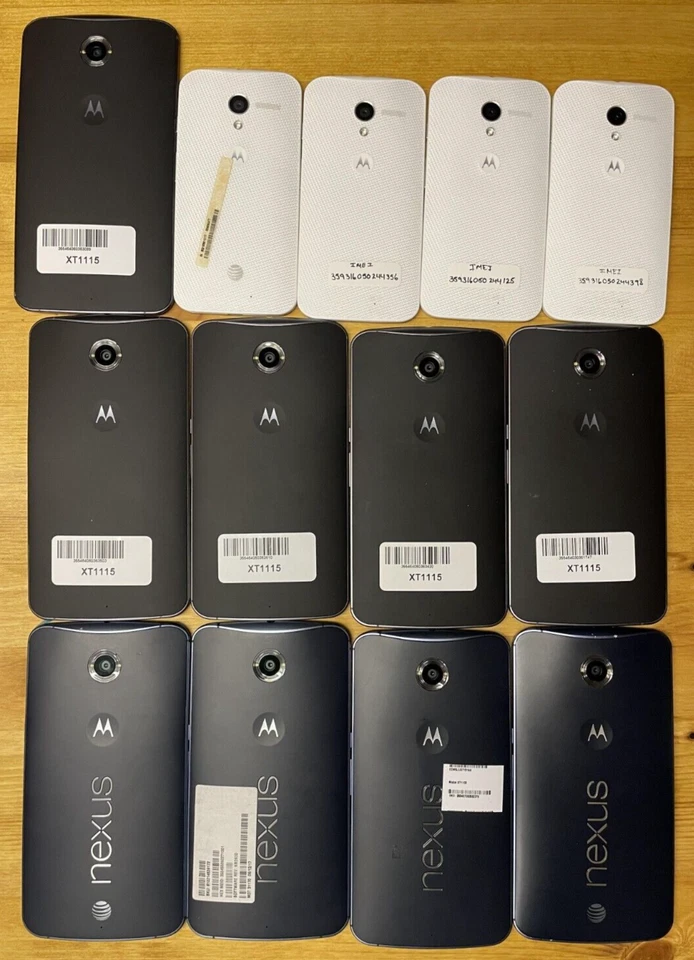 Defective Lot of 13 Motorola Nexus 6 / Moto X Pro / Moto X - Read Description - Image 2 of 3