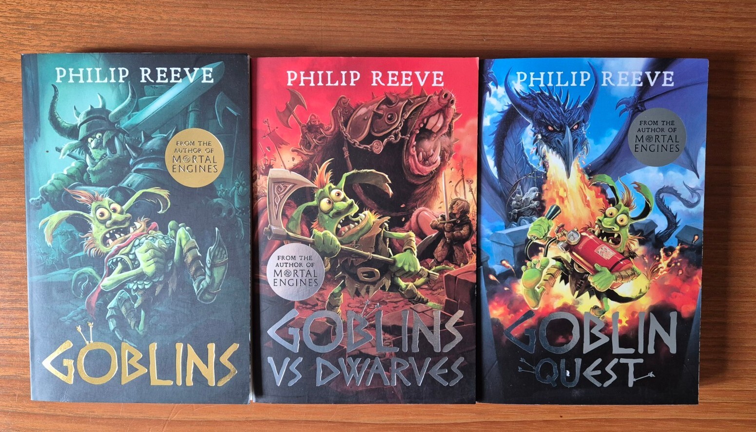 Goblins 3 Book Set Philip Reeve Goblin, Goblin Quest & Goblins Vs Dwarves