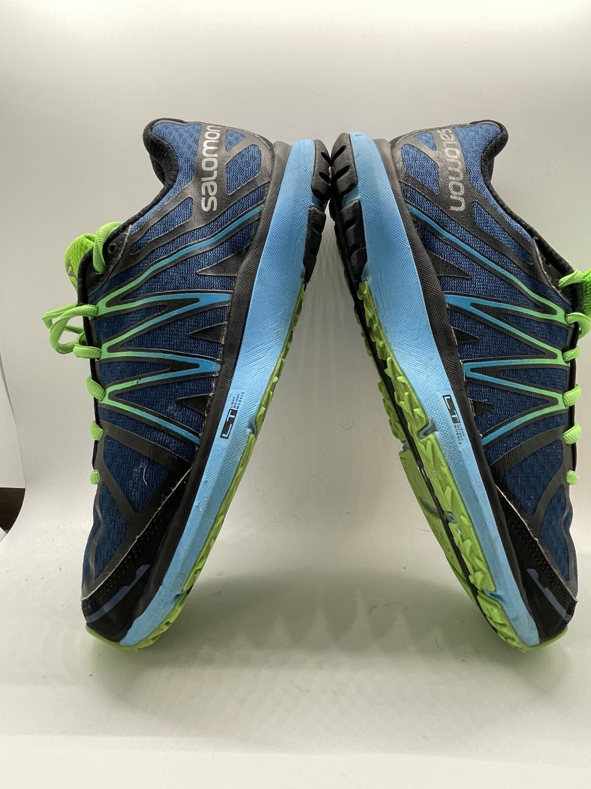 Scarpe da passeggio Salomon X Tour City Trail blu verde cross training uomo taglia 9