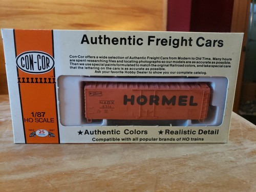 Kit Boxcar Con-Cor #9463 escala HO “Hormel Meats” PS-1 PD NUEVO EN CAJA | Zustand: New