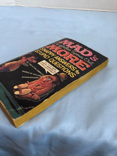 MAD's Al Jaffee Spews Out More Snappy Answers to Stupid Questions 1972 Book - Picture 4 of 4