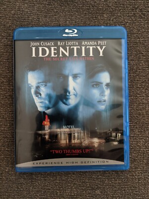 Identity BLU-RAY Out of Print RARE John Cusack / Ray Liotta Horror Classic OOP