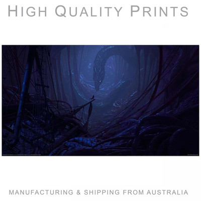 Dungeons & Dragons HQ Game Poster choose your size A4/A3/A2/90x60cm