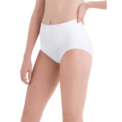 Top Blanc En Coton Stretch Hanes Pour Femme - Taille L - Parfait Pour Un Look Décontracté