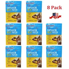 16 Patches Coralite Capsaicin Heat Patch Pain Relief 