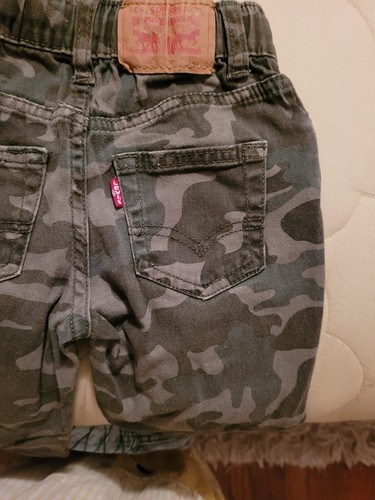 Levis Jogger Camo Pants Elastic Cuff Camouflage Cotton Elastane Blend Size 5 - Picture 3 of 6