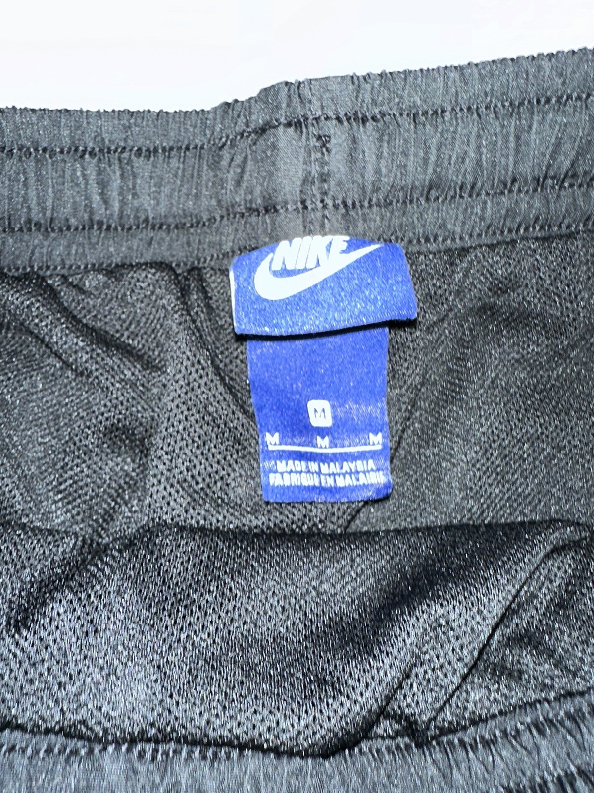 Nike Men's Windbreaker Pants Solid Black Size M eBay