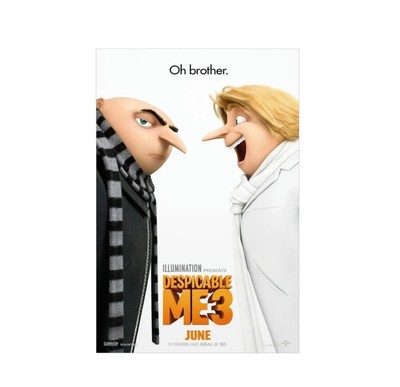Despicable Me 3 Poster / Premium Matte vertical poster