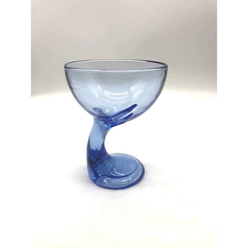 Four Gorgeous Very Collectible Bromiolo Rocco Jerba Blue Goblets Great Shape - Picture 7 of 10
