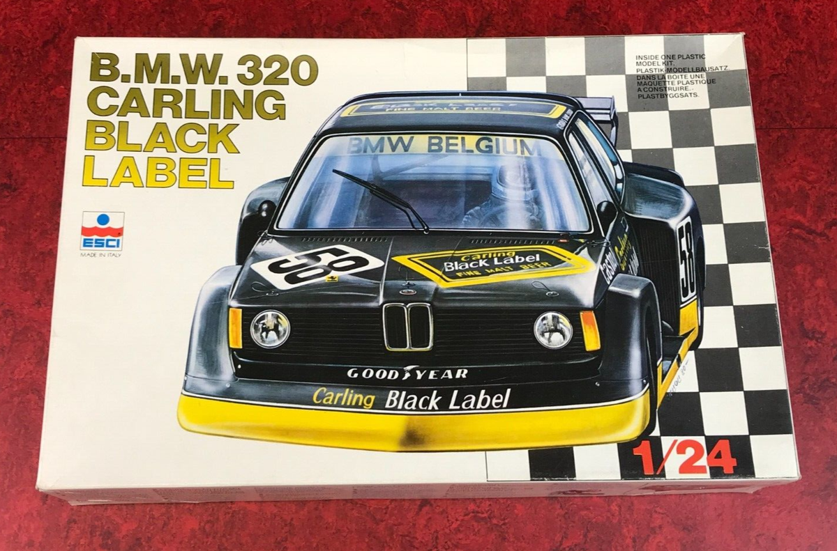 貴重!イタリア エッシー社 1/24 プラモデルBMW M1 と320グループ5 OPEN BOX ESCI Italy 1:24 Plastic Model Kit BMW 320 CARLING