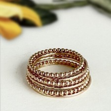 Stacking Boho And Thin Midi Ring, sterling silver or gold filled, handmade