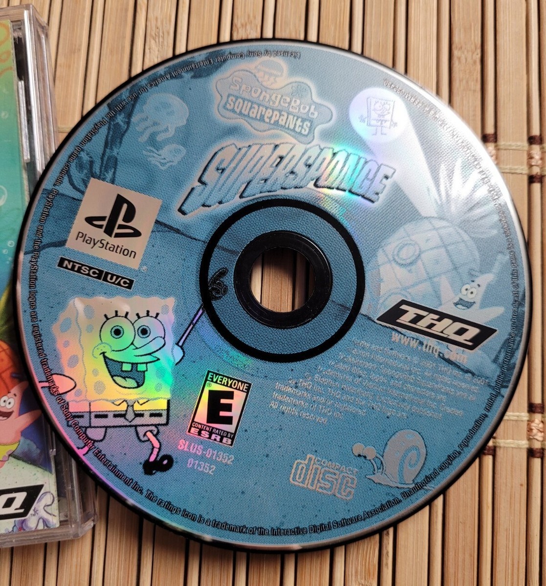 SpongeBob SquarePants: SuperSponge for PlayStation 1 PS1 SpongeBob SquarePants: SuperSponge for PlayStation 1 PS1