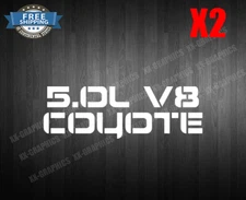 COYOTE 5.0L Vinyl Decal Sticker Fits Ford Mustang 5.0 V8 F150 2010 -2024 B