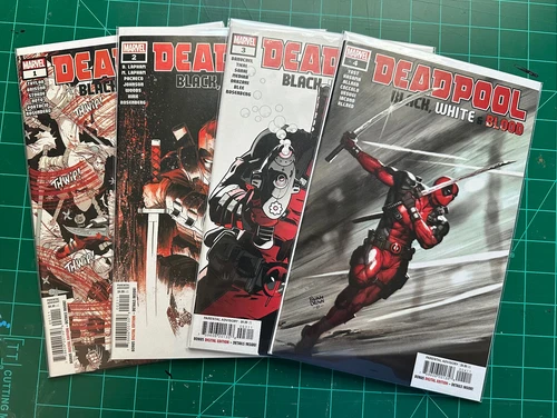 Deadpool Black White & Blood #1-4 Set 1st App Sakura-Spider 2021 Marvel Comics 