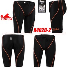 YINGFA 9402B-2 MEN'S RACING TRAINING JAMMER SWIMMING TRUNKS 2XL 32 FINA APPROVED