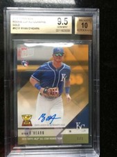 Ryan O'Hearn 2018 Topps Now Baseball RC on-card Auto  1/1 - ROYALS BGS 9.5 POP 1