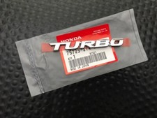 Genuine Oem Acura Honda Rear Chrome Turbo Badge Emblem Eg Ek Dc2 Rdx Rsx Fk8