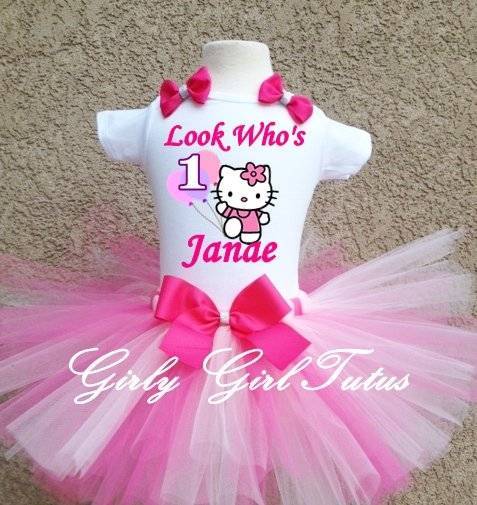 hello kitty tutu dress 1st birthday