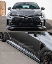 Matte Black Front Lip Splitter Side Skirts Fits 23-24 Gr Corolla Gr Style New