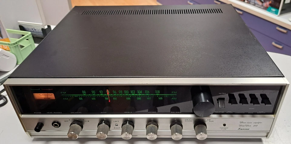 Sansui Solid State 800 Sintoamplificatore Stereo AM/FM vintage - Immagine 3 di 4