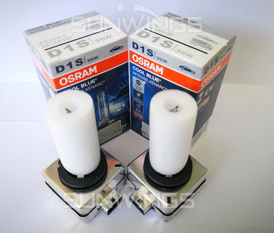 Osram PAIR XENARC D1S 66144CBI Cool Blue 5500K HID XENON LIGHT BULB - Image 4 of 4