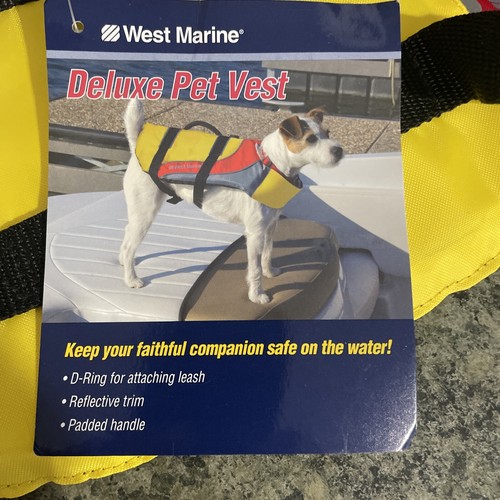 West Marine Deluxe PET Vest Yellow XS Extra Small Model No. 7837230 Brand New - Picture 5 of 6