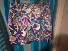 Lady Hagan Floral Pickleball Sport Skort Size 6