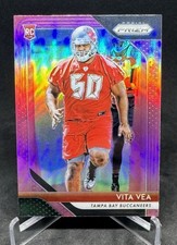 2018 PANINI PRIZM PINK VITA VEA FOOTBALL CARD RC ROOKIE #244. rookie card picture