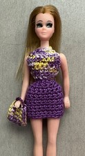 Custom Handmade Crochet Skirt Set For Topper Dawn Dolls Doll not Included
