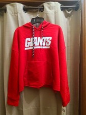 New York Giants Nfl Team Hoodie Girls Junior Small 5/6 New With Tags Retail 40
