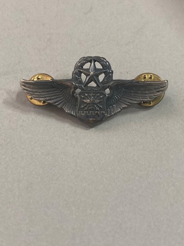 WW 11 US Air Force Master Navigator Wings Badge Insignia Pin