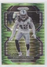 2021 Panini Prizm Neon Green Pulsar Prizm Cory Littleton #183 3t1