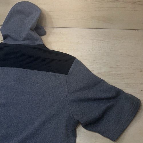 Felpa con cappuccio Nike uomo MLB Tampa Bay Rays Dri-Fit quarto zip manica corta grigio XL - Foto 21 di 22