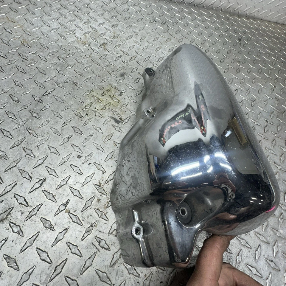 1998-2009 Yamaha v star 650 xvs650 хромированная крышка рамы левостороннего двигателя - Изображение 4 из 4