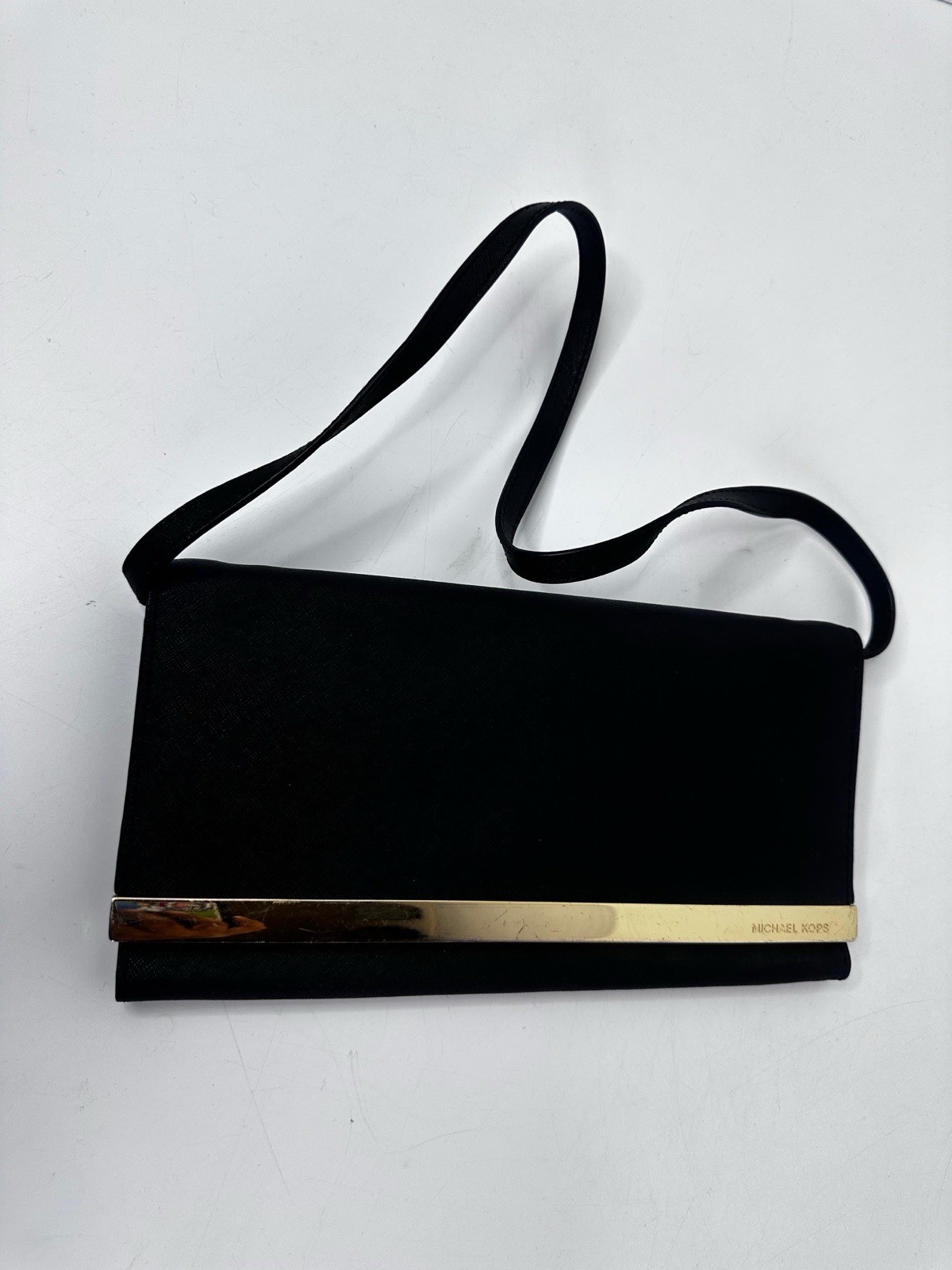 Michael Kors Leather Lana Shoulder/Clutch Purse