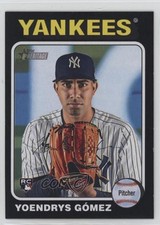2024 Topps Heritage High Number Black Border Yoendrys Gomez Gómez #661 0t0b