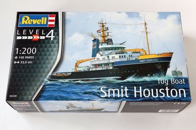 Revell 05239 Tug Boat Smit Houston - Modellbausatz im Maßstab 1:200