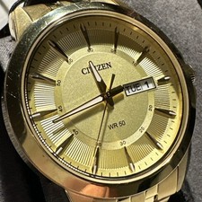 Citizen Quartz Champagne Dial Men's Watch BF2013-56P