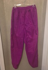 Vtg Ladies Nike Pink Lightweight Windbreaker Track Pants M - 80s 90s Y2K - GUC