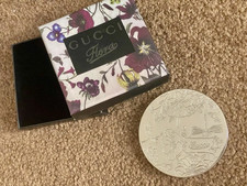 NEW Authentic  Beauty Floral Double-sided Pocket MakeUp Mirror In Gold/ Silver